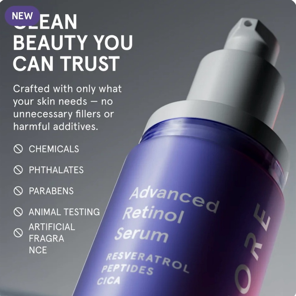 NWT!  Advanced Retinol Serum - Purple - Picture 2 of 13